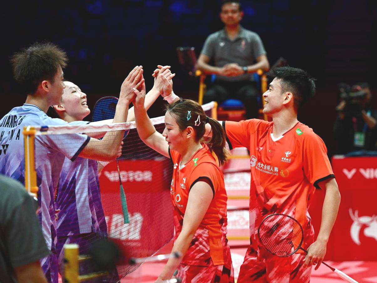 日本队横扫韩国队，梁靖崑统治全场的简单介绍